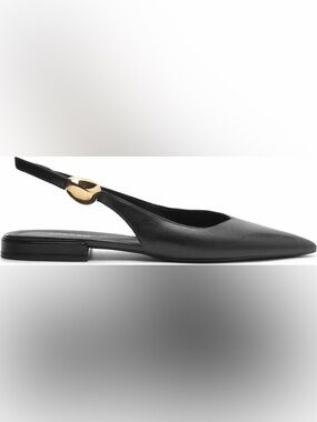 Arezzo Farrah Slingback Pointed Toe Flats 8.5 perfect condition smoke pet free